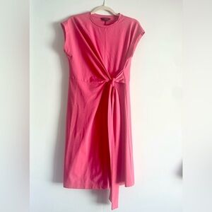 Banana Republic Dress, Pink Midi Dress,  Size S, Wrap Dress, Wedding Guest Dress